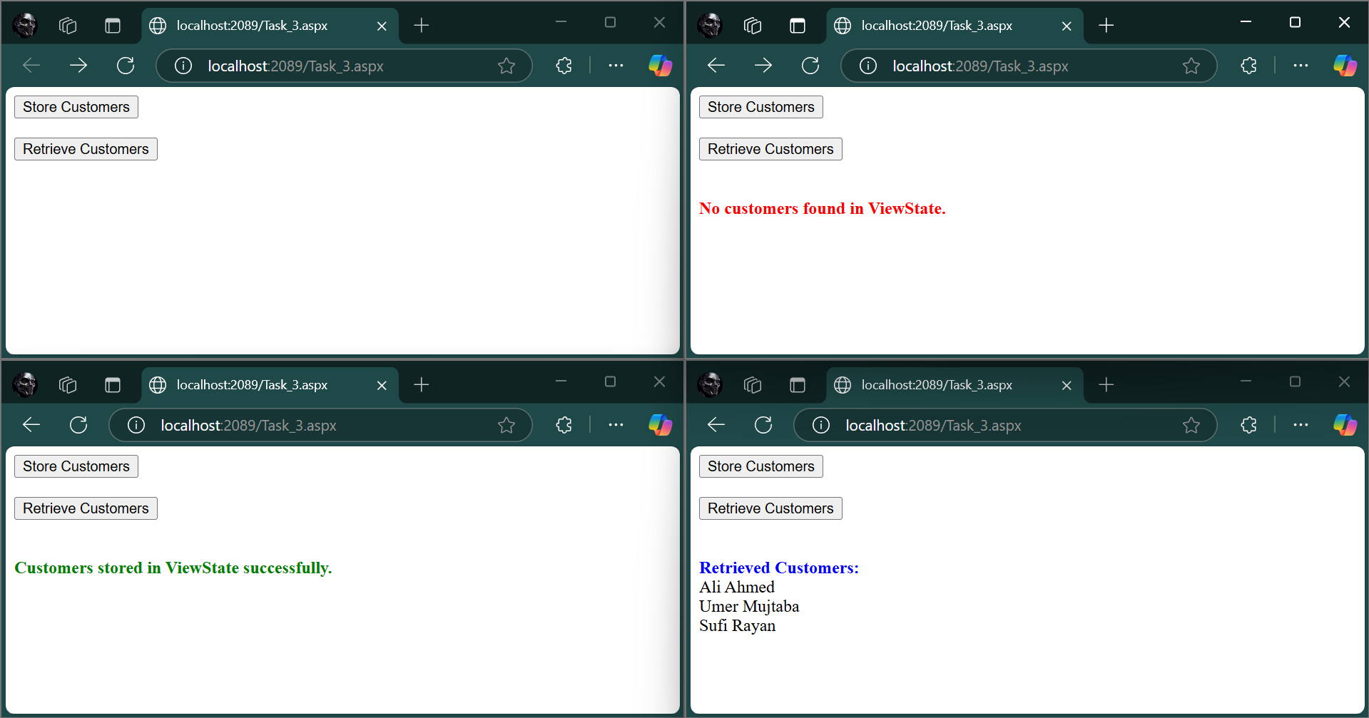 Output Screenshot 2